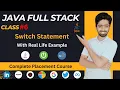 Switch Statement in Java Java Full Stack Development Course in Hindi lecture 6