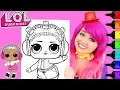 Coloring LOL Surprise Dolls Beats Coloring Page Prismacolor Paint Markers KiMMi THE CLOWN