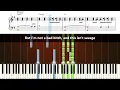 Taylor Swift - Eldest Daughter - Accurate Piano Tutorial with Sheet Music