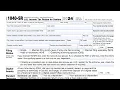 IRS Form 1040-SR walkthrough U S Income Tax Return for Seniors