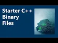 Binary Files Starter C Programming Ch 12C