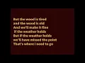 Download Lagu The Wood Song Indigo Girls Lyrics Yellow
