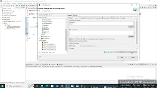 Working on Run Configuration in Eclipse for passing test data to java code