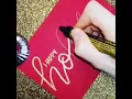 Holiday Calligraphy Christmas Card