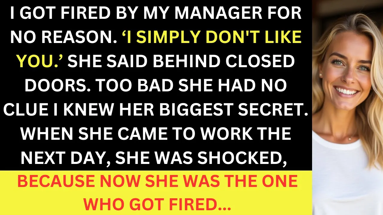 Outline Video Manager Fired Me for No Reason, 'I Just Don't Like You.' She Regretted It When Her Secret Got Expose