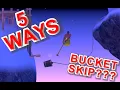 5 ways to do bucket in Getting Over It BONUS