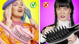 Dari Cerah Jadi Gelap! Enid Mengambil Alih Gaya Ikonik Wednesday
