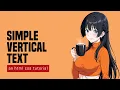 Vertical Text In HTML CSS