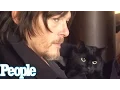 Norman Reedus Poses with his Adorable Cat People