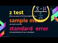 Sampling Distributions Part 3 Z test