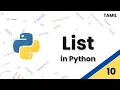 List in Python - Tamil Techtors
