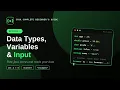 How Java Stores Your Data Variables Data Types User Input Explained Ep 3