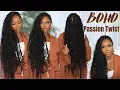 BOHO PASSION TWIST HOW TO PART YOUR HAIR EASY STEP-BY-STEP TUTORIAL PROTECTIVE STYLE CHEV B