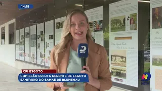 CPI do Esgoto: comissão ouve gerente de esgoto sanitário do Samae de Blumenau