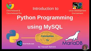 Python Programming Tutorial Linux Development Environment MariaDB and VSCode on Google Chromebook