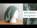 Easy Crochet Slouchy Beanie