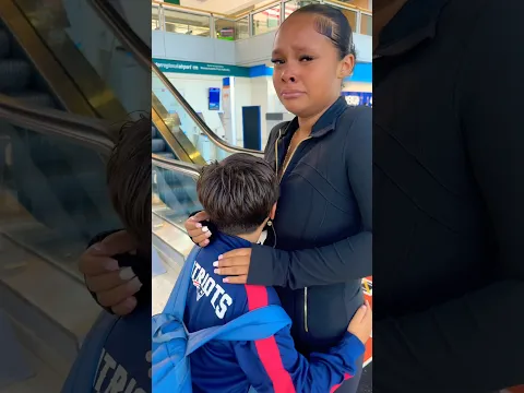 Brother Cries Saying Goodbye to His Sister
