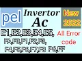 Pel inverters Ac Error Codes pel air conditioning error codes pel Dc inverter Ac Error Codes