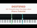 Download Lagu ไม่ใช่บังเอิญ (Destined) Ost. ThamePo - Tui Chayatorn Piano Tutorial