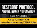 RESTCONF Protocol Network Automation Python Tutorial Cisco IOS Router REST API Introduction