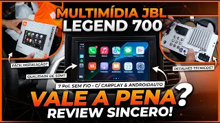 Multimídia JBL Legend 700 CarPlay e AndroidAuto Sem fio 7 Pol vale a pena? Review Sincero!