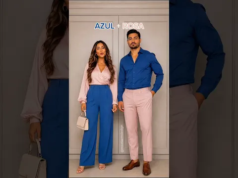 Outfits de parejas y combinaciones de colores #fashion #style #couple