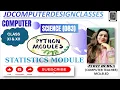 CLASS 11 12 STATSTICAL MODULE IN PYTHON MEAN MEDIAN MODE COMPUTER SCIENCE