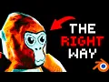 How To Make a Gorilla Tag Blender Profile Picture