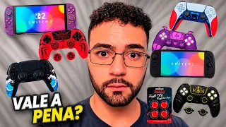 TESTEI os MELHORES KITS do PS5 e SWITCH 2 para você saber se valê a PENA