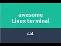 Awesome Linux Terminal cat command