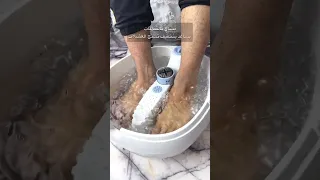 جهاز تنظيف وتدليك القدم 