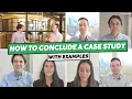How to Conclude a Consulting Case Interview Tips Examples