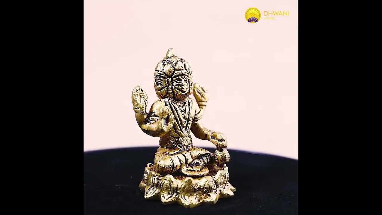 Brass Lord Brahma Ji Sculpture