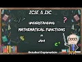 Understanding Mathematical Functions Math Functions in Java For ICSE ISC BluejCode