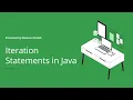 Iteration Statements in Java