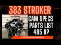 Affordable 383 Stroker build Parts list Check description for part s