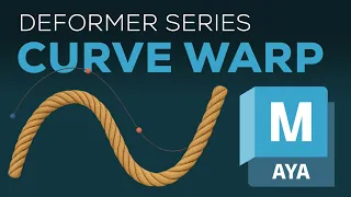 Curve Warp Tutorial Maya Ep3 Deformer Series