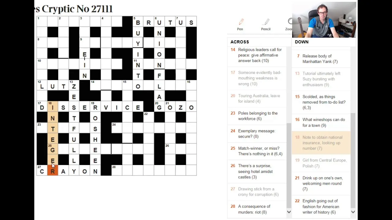How to solve The Times Cryptic Crossword: 8 Aug 18