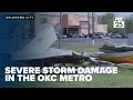 Severe storm damage from Friday night in the OKC Metro