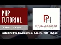 Php Tutorial for beginners in hindi part 2 - Installing Environment Php Apache Mysql Php Syntax