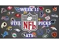 NFL 2016 Week 11 Picks ATS The Spread