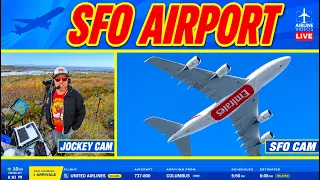 🔴LIVE SAN FRANCISCO (SFO) AIRPORT PLANE SPOTTING ACTION! (October 25th, 2026)