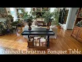 Lagu Kerstbankettafeldecoratie ~ Eenvoudig en gezellig kerstfeest ~ Gepolijst blauw en wit