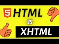Difference Between HTML and XHTML Hindi