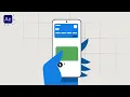 2D Explainer Hand Swipe Mobile Animation in After Effects Tutorial