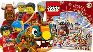 LEGO Story of Nian review! 2021 set 80106!