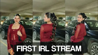 my first ever live come hang out with me mishti pandey