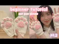 crochet cat paw fingerless gloves pt 2 beginner-friendly crochet tutorial