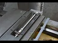 Lathe cross feed conversion to a ball screw