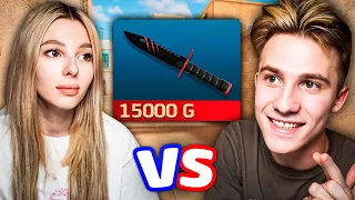 ДЕВУШКА VS СНЕЙ ЗА M9 BAYONET В STANDOFF 2 - КИЛЛ БАТТЛ!